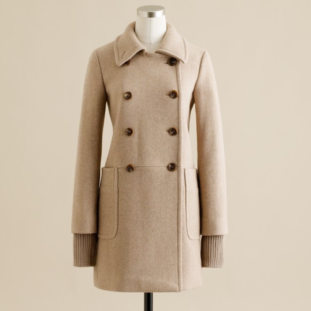 J. Crew Academy Coat in camel